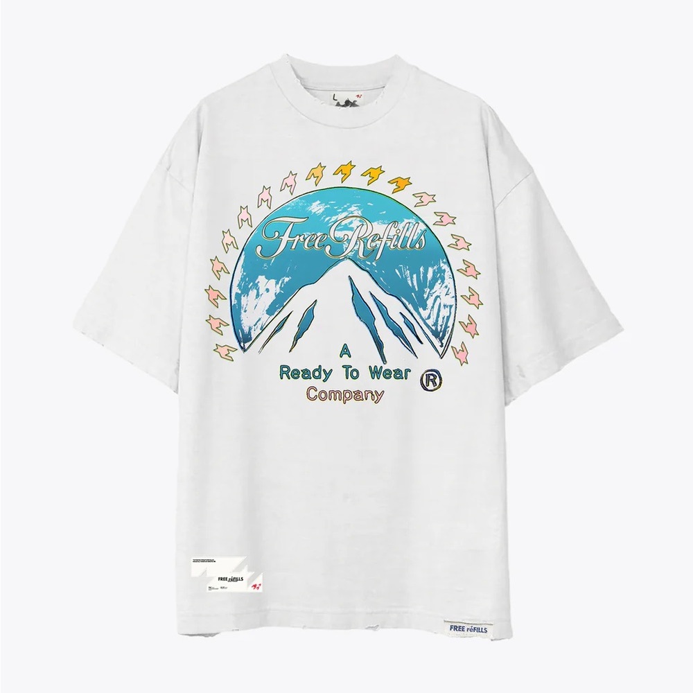 Free Refills PARAMOUNT TEE - VINTAGE WHITE